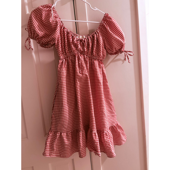 Thirteen Clothing Dresses & Skirts - Thirteen Clothing Red Gingham Mini Dress